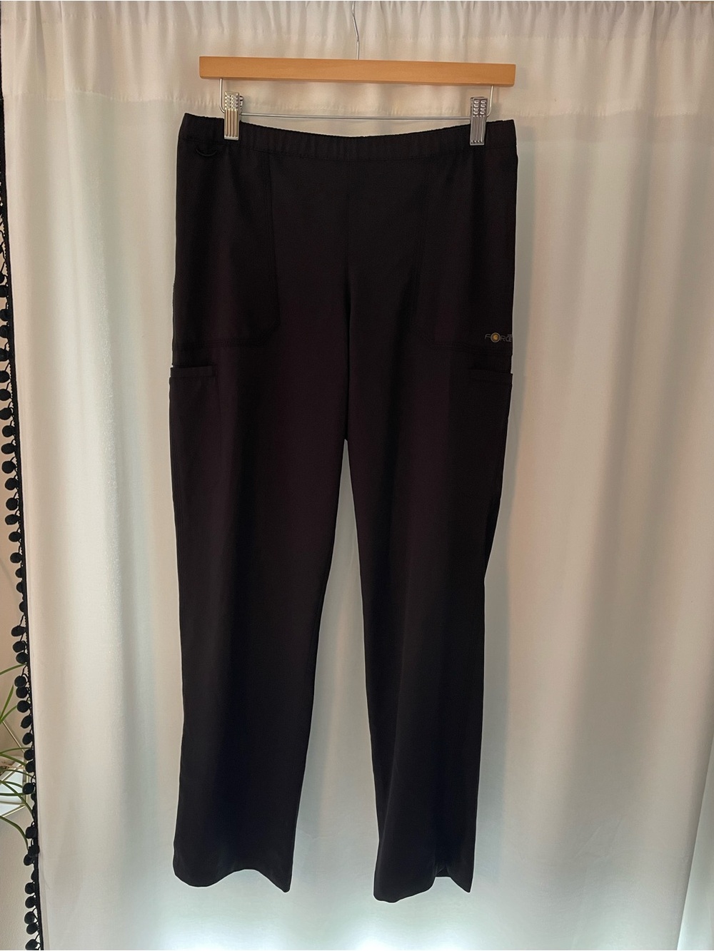 Carhartt force black scrub pants scrubs women’s M medium regular nurse medical